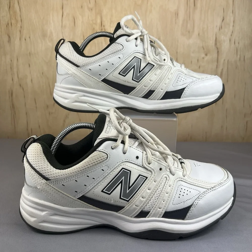 New Balance 409 Men's 9.5 4E Extra Wide White Leather Sneakers MX409WG2